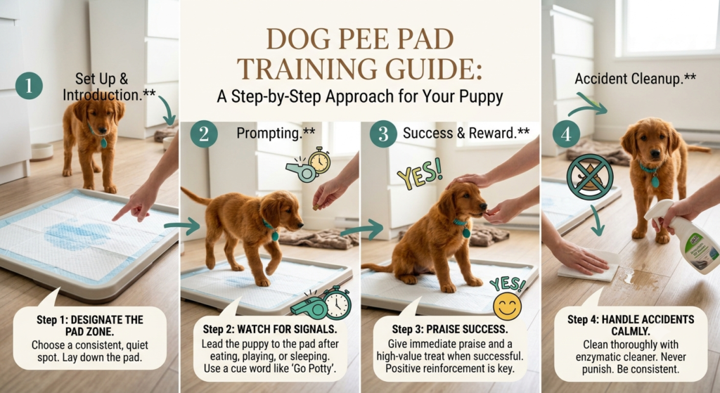 Pad Training a Dog